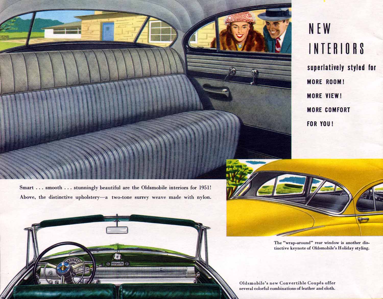 1951 Oldsmobile Motor Cars Foldout Page 8